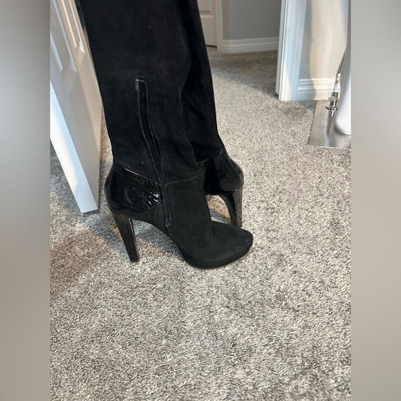 Gucci Black Over-the-Knee Boots - Picture 8 of 9